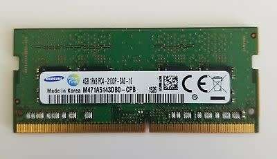 Samsung 4GB DDR4 1Rx8 PC4-2133P-SA0-10 RAM  SODIMM (M471A5143DB0-CPB) - GREAT DEALS!!
