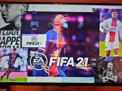 PS3 SLIM CONSOLE (320GB) WITH FIFA 21 1CONTROLLER AND CABLES - GREAT DEAL