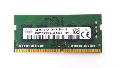 SK Hynix HMA851S6CJR6N - Vk Non Ecc PC4-2666V 4GB DDR4 At 2666MHZ 260PIN !! GREAT DEALS!!