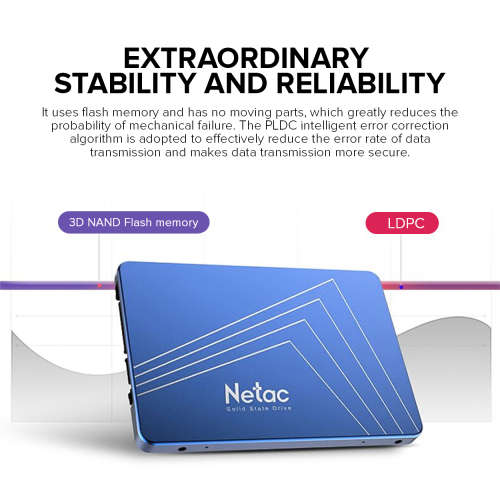 Netac N535S 240Gb Sata3 2.5" 3D Nand Ssd Internal Solid State Drive - GREAT DEALS!!
