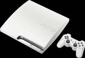 PS3 SLIM CONSOLE (320GB)(limited edition white) 1CONTROLLER AND CABLES