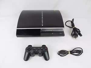 PS3 PHAT CONSOLE (80GB) 1CONTROLLER AND CABLES!! GREAT DEAL!!