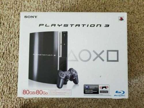 PS3 PHAT CONSOLE (80GB) 1CONTROLLER AND CABLES!! GREAT DEAL!!