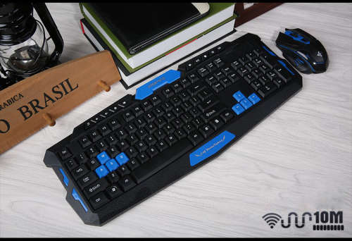 Wireless Keyboard & Mouse Combo With USB Receiver (HK8100) - GREAT DEALS!!