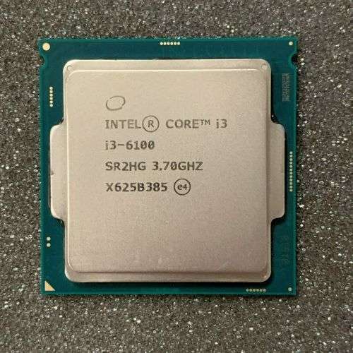 intel core i3 6100 @ 3.7ghz desktop cpu lga socket 1151 compatible