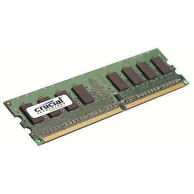 Crucial 2GB 240-Pin DIMM 256MX64 DDR2 PC2 Unbuffered Desktop Memory!!! GREAT DEAL