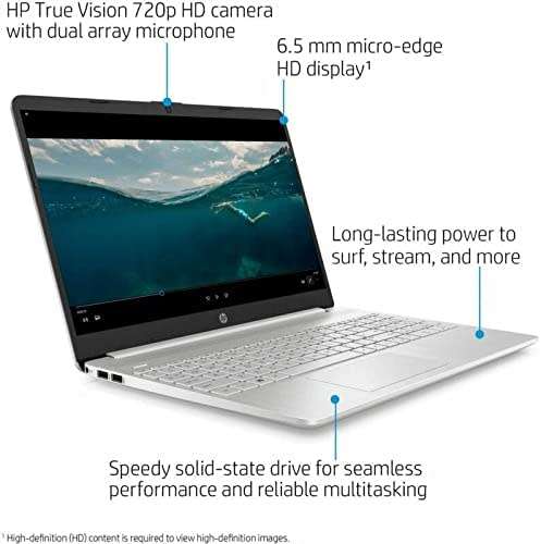 HP NOTEBOOK 15S-FQ1125NS - (15.6`) QUAD CORE i5-10TH GEN, 8GB DDR4 RAM, 512GB SSD!! GREAT DEAL!!!