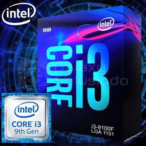 Intel Core i3-9100F 3.60GHz (Turbo Boost up to 4.20GHz) 6MB SmartCache, 4x Cores LGA1151