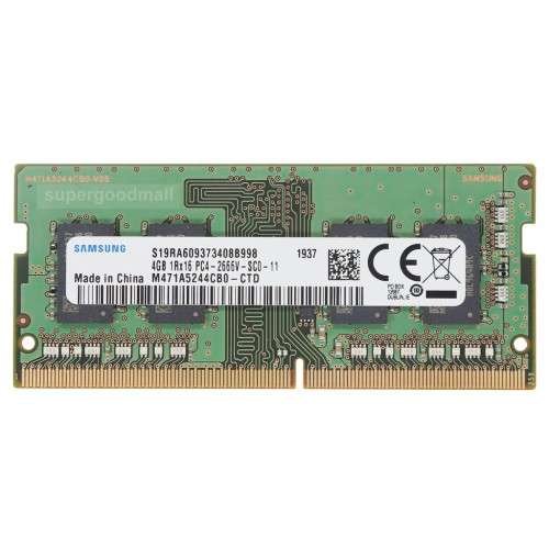 Samsung 4GB DDR4 1Rx16 PC4-2666V-SC0-11 RAM  SODIMM (M471A5244CB0-CTD) - GREAT DEALS!!