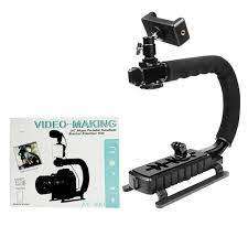 ay 49u  Video making stabilizer U/C - shaped handheld gimbal with 36led light, microphone and mobile
