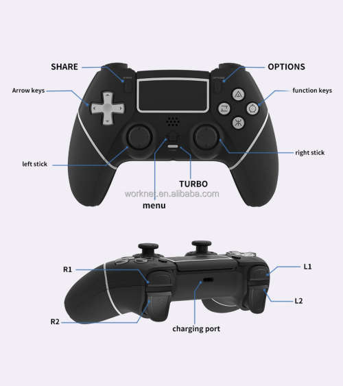 T-24 P4 GENETRIC PS4 WIRELESS CONTROLLER - GREAT DEALS!!
