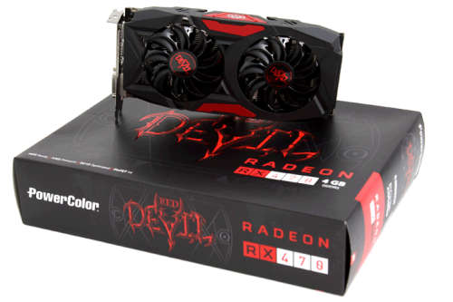 POWERCOLOR RADEON RX 470 4GB GDDR5 256bit GDDR5 PCI-E 3.0 (RED DEVIL) Desktop Graphics!