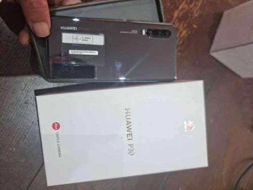 Huawei P30 128gb rom, 6gb ram, Screen protector (Black) -in the box- WITH GOOGLE!!