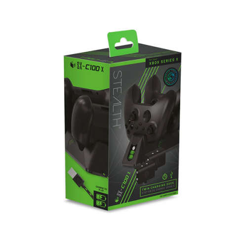 Stealth SX-C100 X Twin USB Charging Dock for Xbox Series Contollers (Black)(in the box)!!