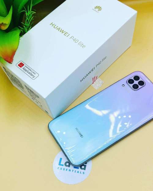 Huawei p40 lite 128gb dual sim - screen protector - light Pink/blue