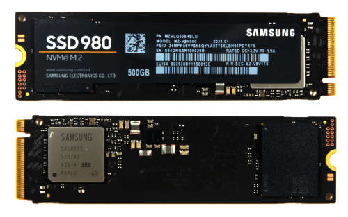 Samsung MZ-V8V500BW 980 500GB NVMe M.2 (2280) PCIe 3.0 x4 Solid State Drive