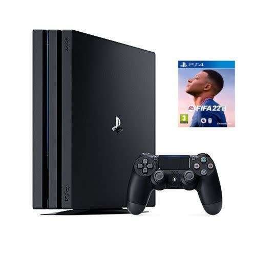 PS4 PRO CONSOLE 1TB HDD 4K HDR+ INCLUDING FIFA 22, 1X CONTROLLER CABLES!!!GREAT DEAL
