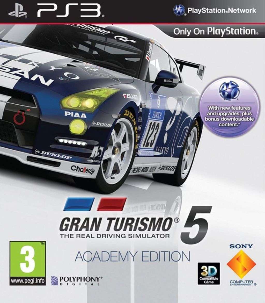 Gran Turismo 5 Academy Edition- Ps3 game