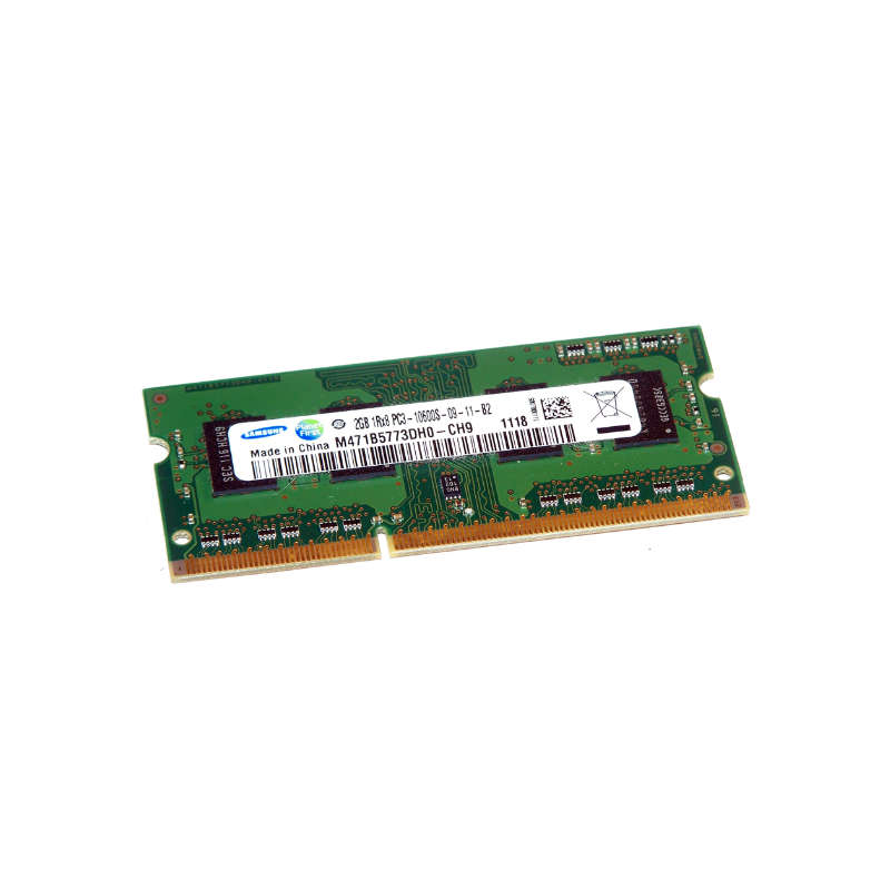 Samsung 2GB ddr3 ram 1Rx8 pc3-10600s -M471B5773DH0-CH9 - laptop ram