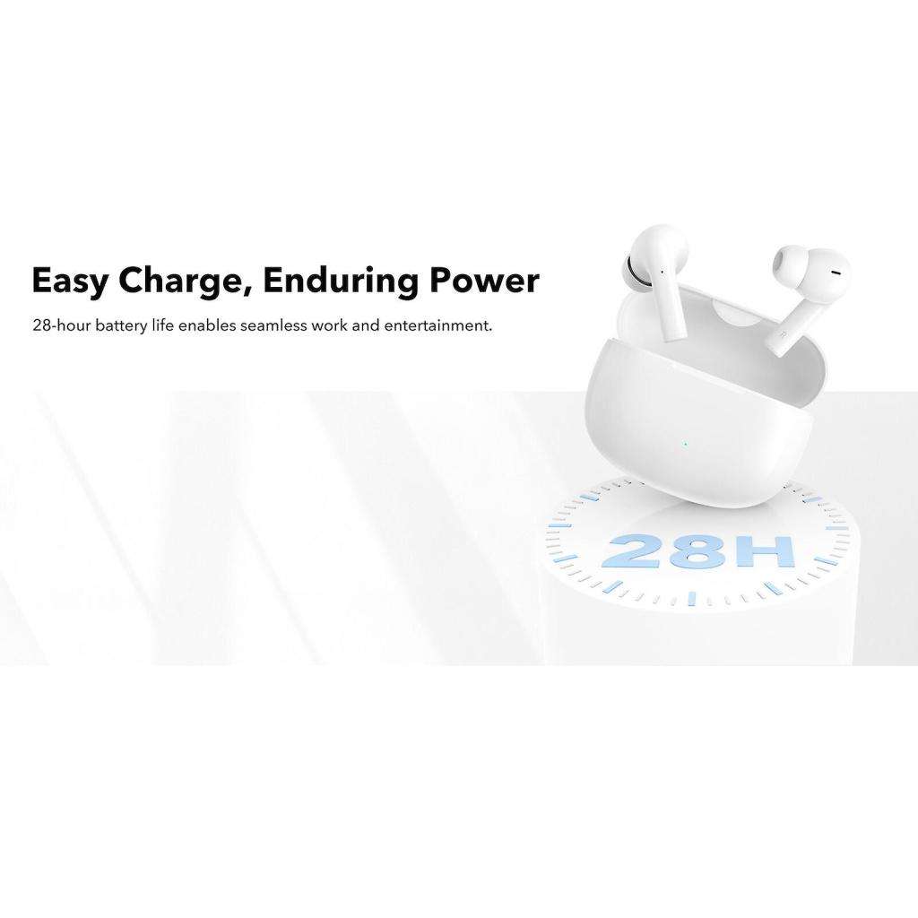 Honor Earbuds X3 Lite 28H Long Battery Dual-Mic AI Noice Cancellation (WHITE) IN THE BOX!!