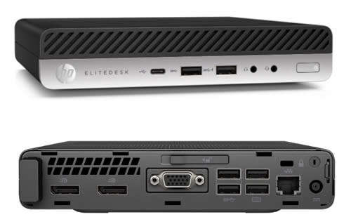 HP ELITEDESK 800 G3 DM PC 35W Intel Quad Core i5 7500T, 8GB DDR4 RAM, 128GB SSD!!