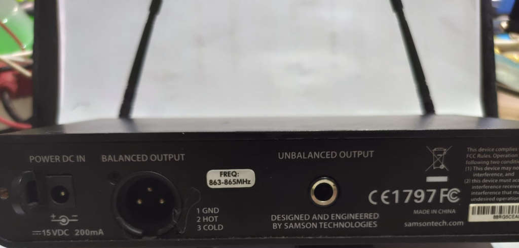 Samson cr88 uhf wireless receiver
