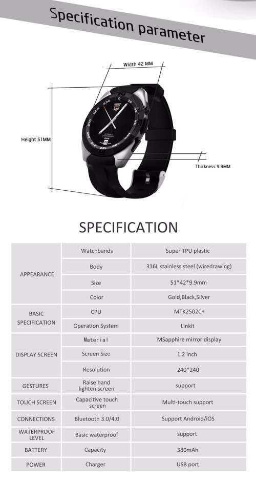 G5 Android Smartwatch... Brand New... ***NO RESERVE***