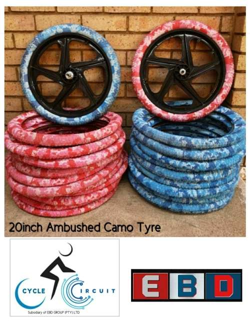 20" BMX / Bike Camo Tyre
