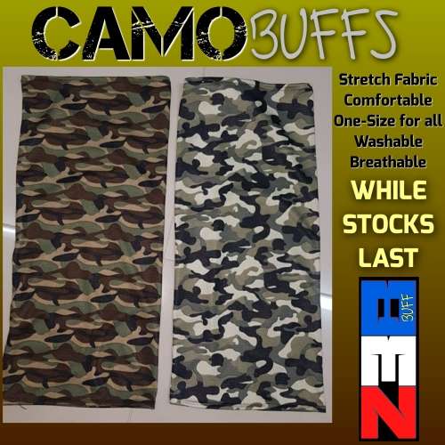 CAMO BUFFS ***R10 BID INCREMENTS***