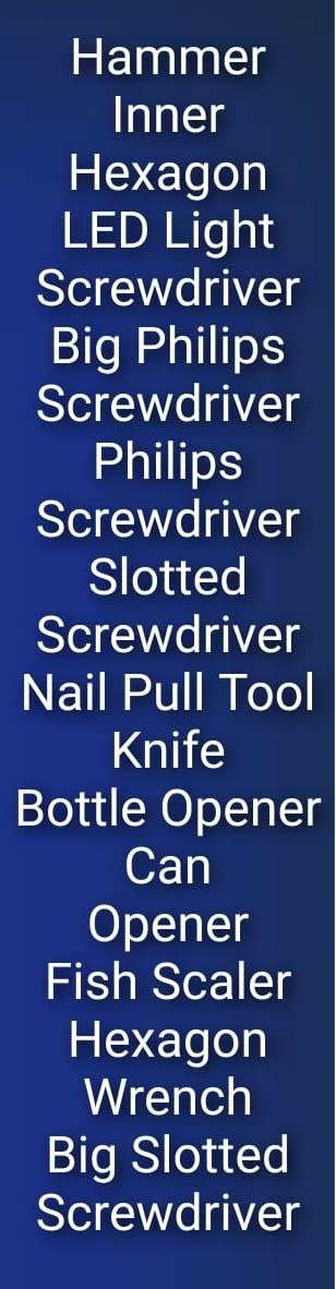 Multi / ALL Purpose Tool (14-in-1)