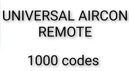 Universal Aircon Remote ***1000 Codes***