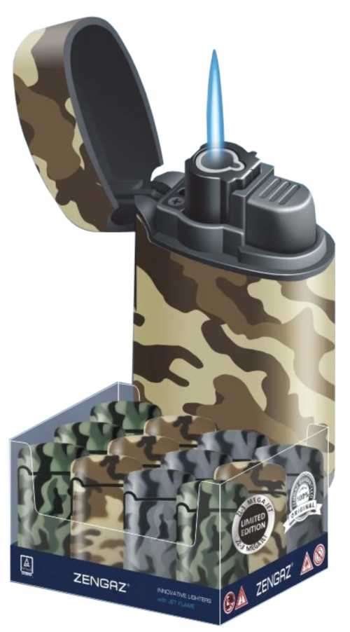 Jet Blaze Camo Lighter