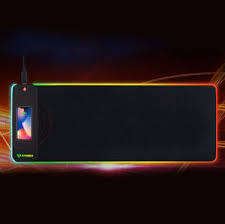 LED Gaming MousePad with Wireless Charger