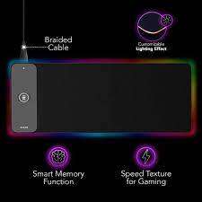 LED Gaming MousePad with Wireless Charger