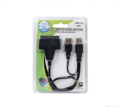 USB 2.0 To SATA 2.0 II HDD/SSD Adapter Converter Cable