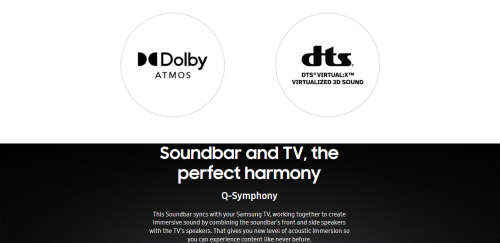 SAMSUNG 5.0 Channel Sound Bar with built in Alexa