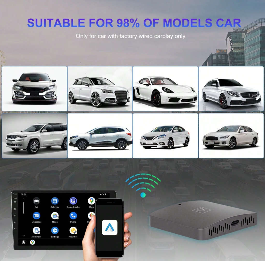 Android Auto / Apple Car Play Wireless Replicator ***From DUBAI***