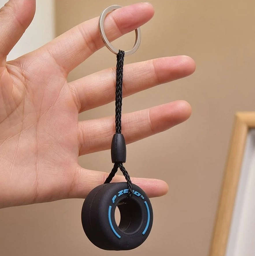 F1 Tyre Keyring (Blue) ***Bought @ Jeddah Grand Prix***