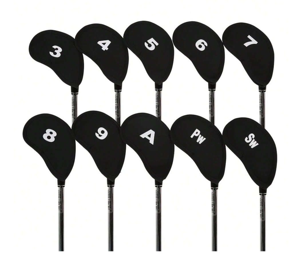 10pcs Golf Club Iron Head Covers