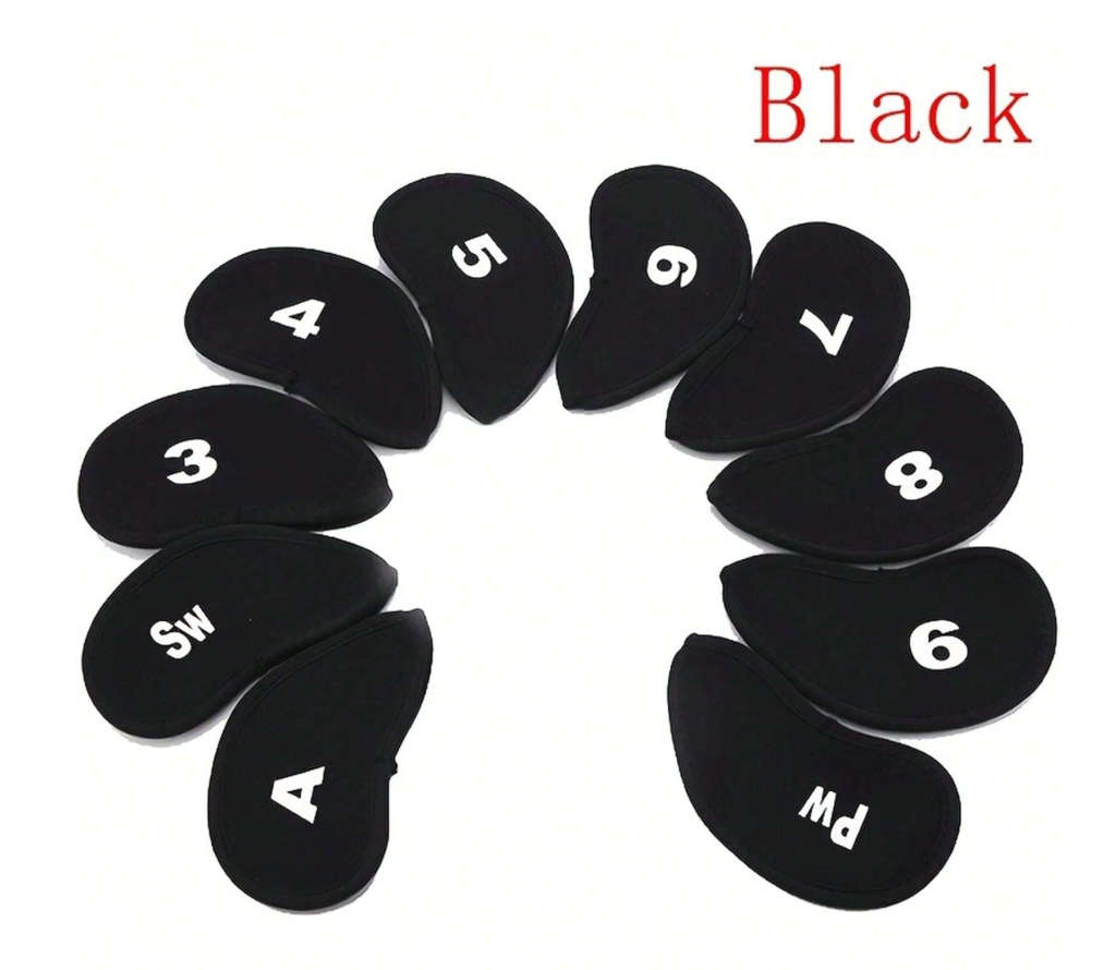 10pcs Golf Club Iron Head Covers
