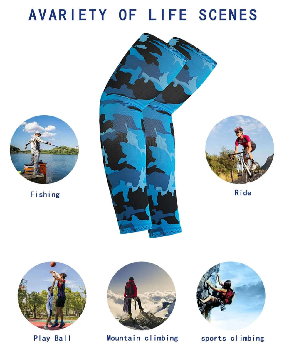 Aqua-X Cool Sleeves (BLUE CAMO)