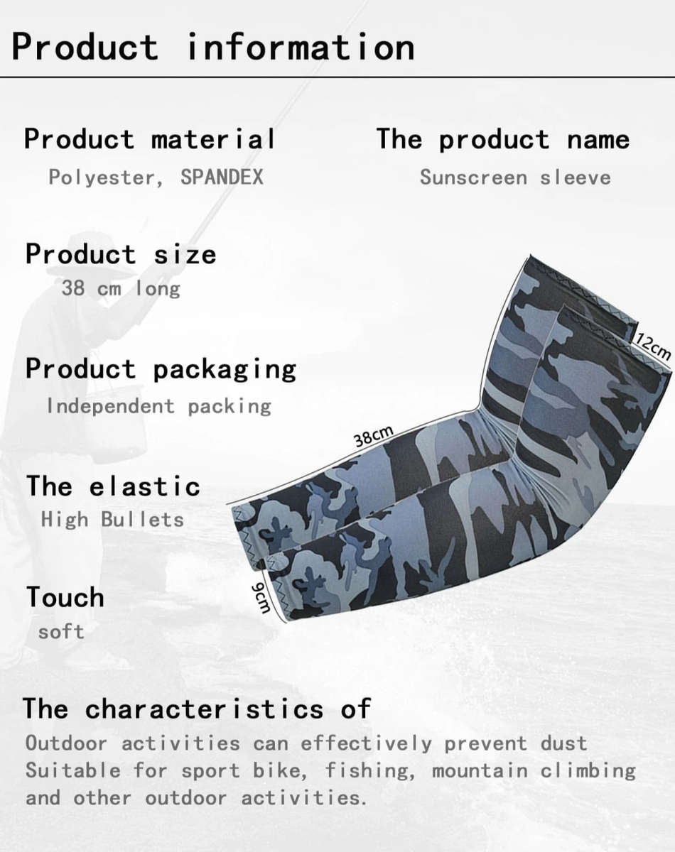 Aqua-X Cool Sleeves (GREY CAMO)