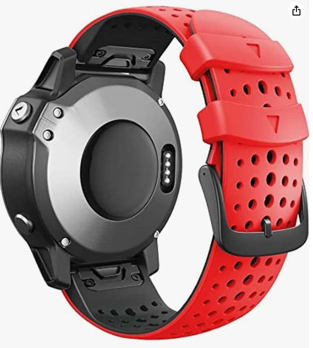 Garmin Fenix RED Strap ***SEE Description***