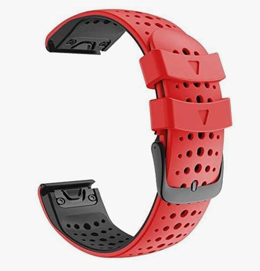 Garmin Fenix RED Strap ***SEE Description***