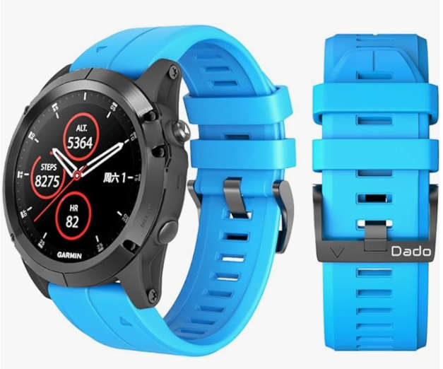 Garmin Fenix SKY BLUE Strap ***SEE Description***