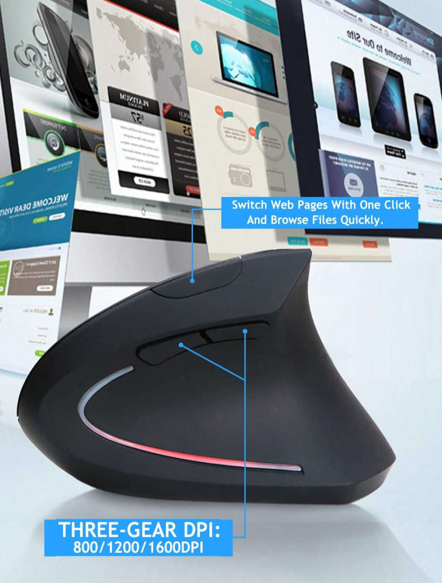 Vertical Wireless Mouse