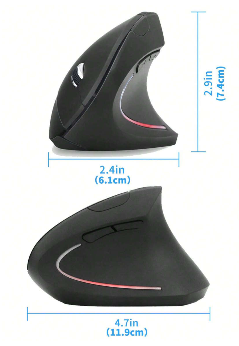Vertical Wireless Mouse