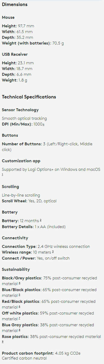 Logitech Wireless Mouse