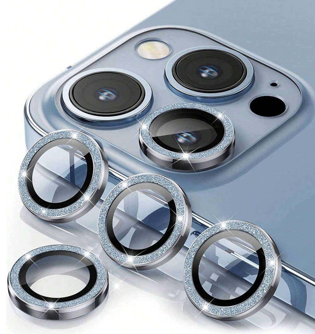 IPhone Baby Blue Diamond Camera Lens Protector (See Description)