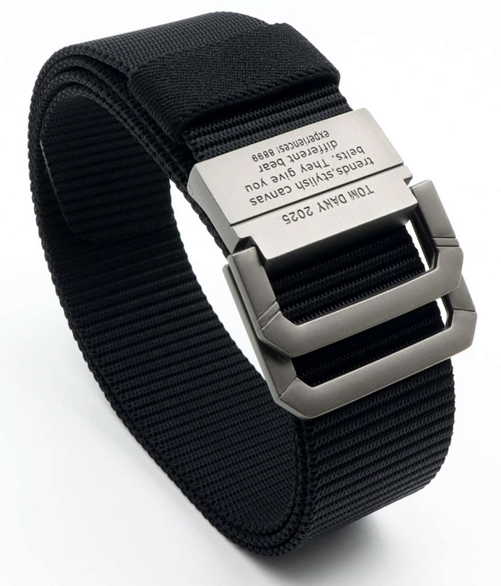 Double buckle Nylon Belt